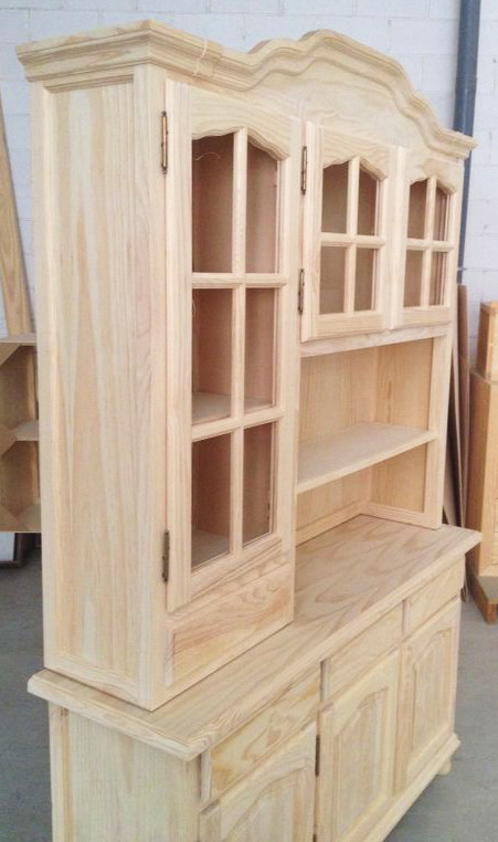 Mueble Alacena para Salón Comedor estilo Rústico