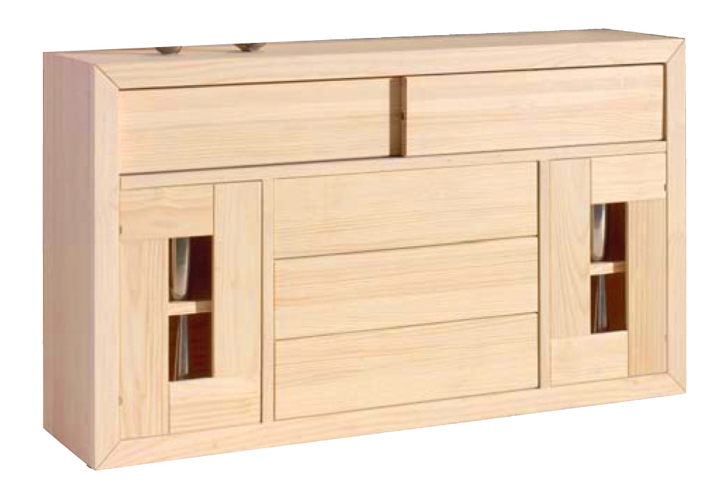 Aparador de Madera Maciza de Pino Adesivo De Parede Quarto Bebe ~ Aparador de Madera Maciza de Pino