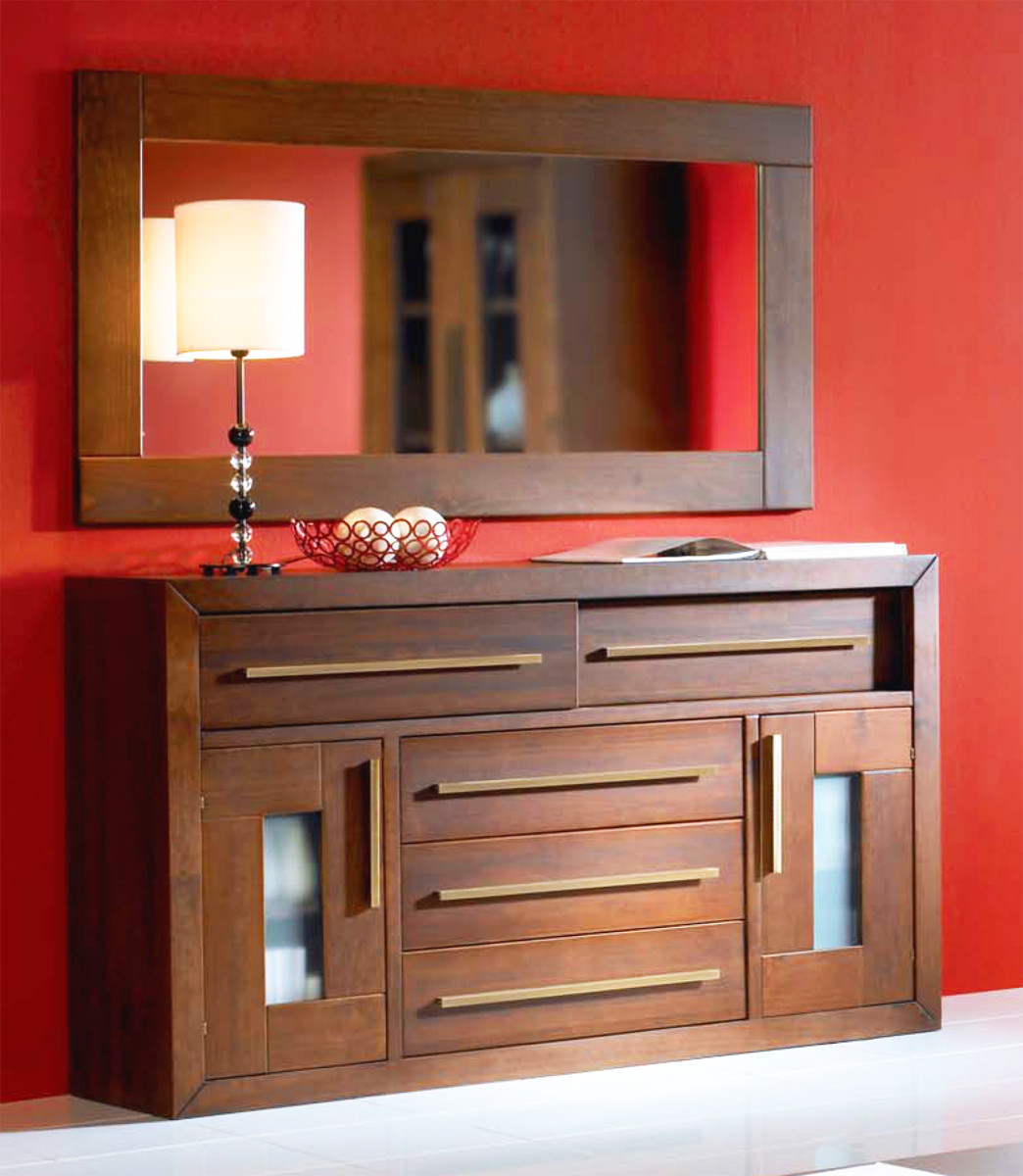 Aparador de Madera Maciza de Pino Adesivo De Parede Quarto Bebe ~ Aparador de Madera Maciza de Pino