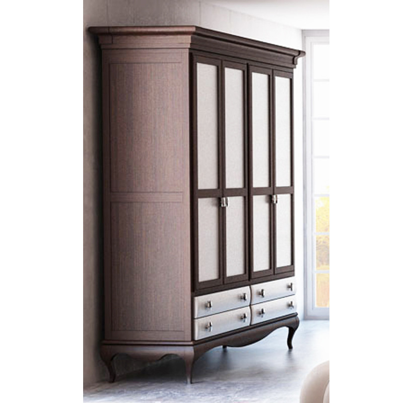 Armario de estilo Vintage con cajones y en Madera de Pino