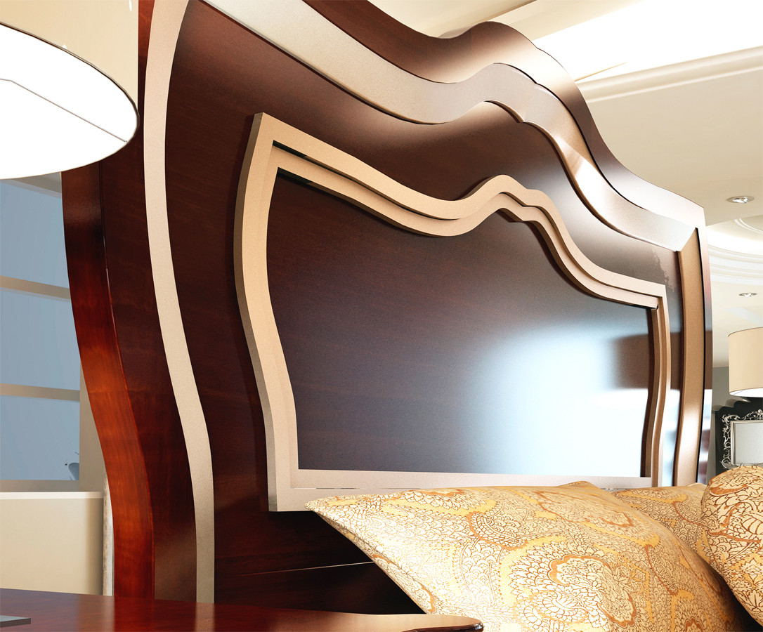 CABECERO DE CAMA estilo clásico fabricado en madera de pino