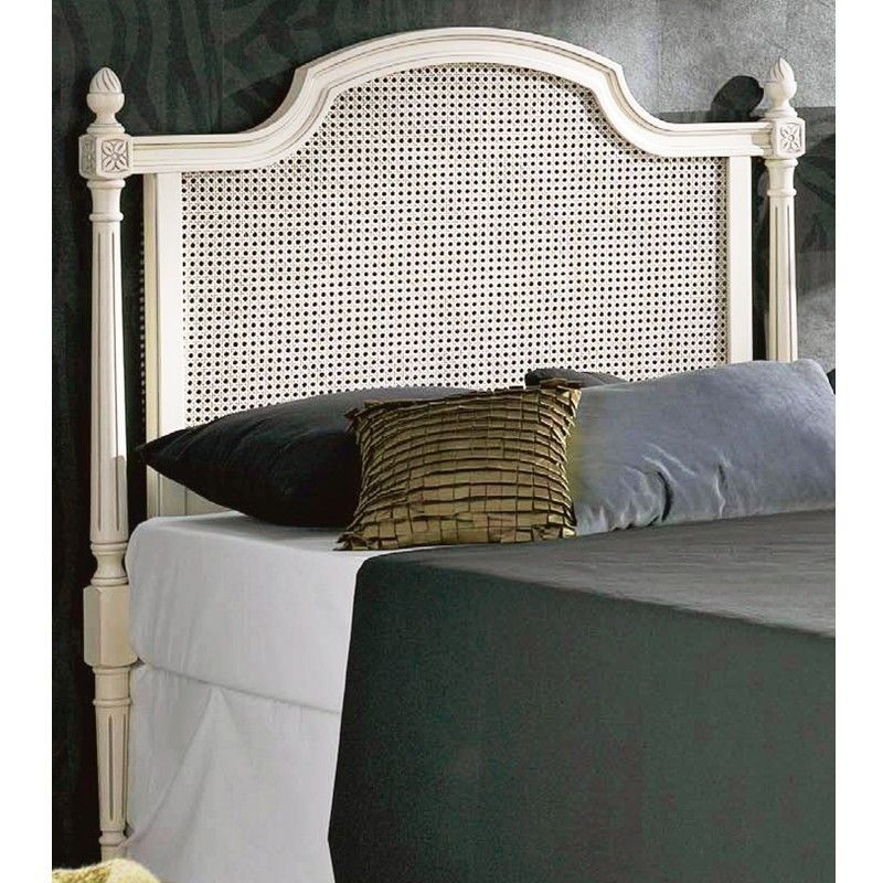 Cabecero de cama con rejilla y realizado en madera de haya