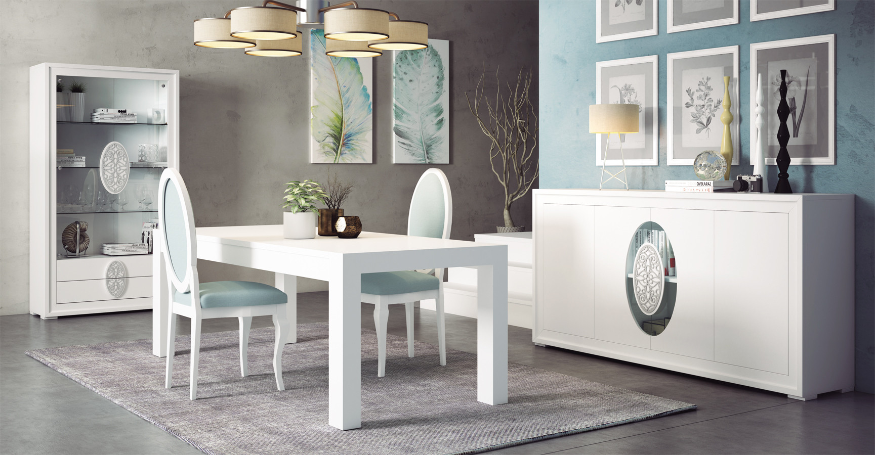 APARADOR DE MADERA PARA COMEDOR con muebles de estilo moderno