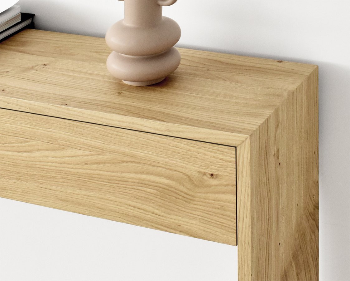 ▷ ELEGANTE CONSOLA MUEBLE RECIBIDOR DE DISEÑO NÓRDICO