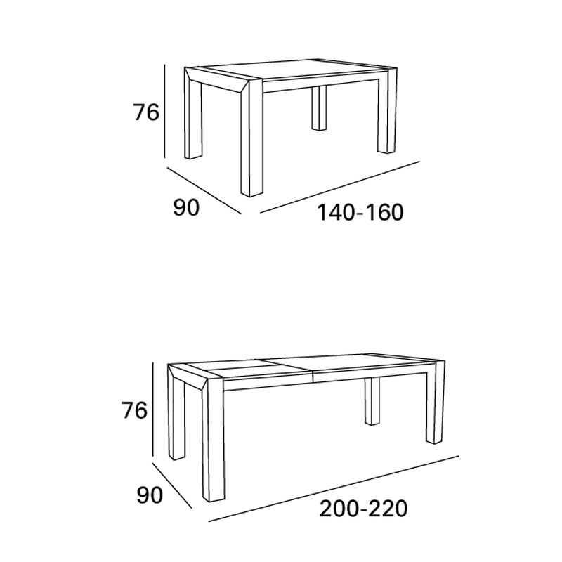 Mesa de comedor de diseño para salones modernos Mesa de comedor de diseño para salones modernos