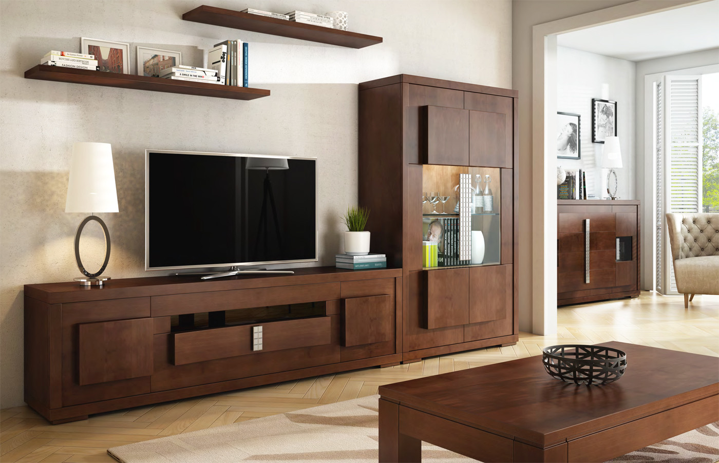 Mueble para televisión de plasma de gran tamaño