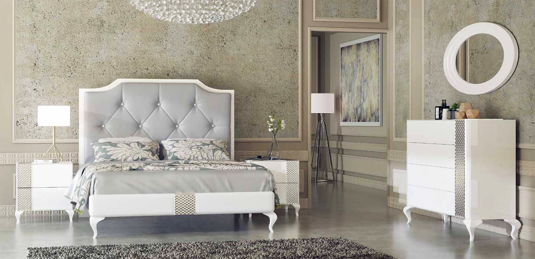 DORMITORIO CABECERO CON BAÑERA estilo clásico y de calidad