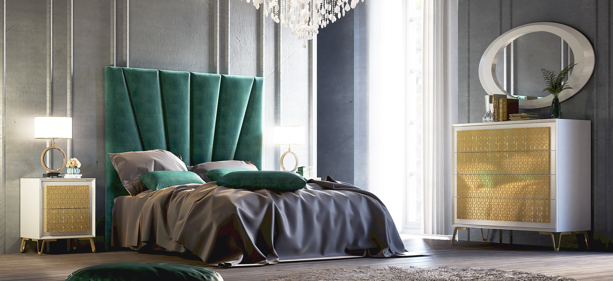 MESITA DE NOCHE para dormitorios con muebles de diseño moderno