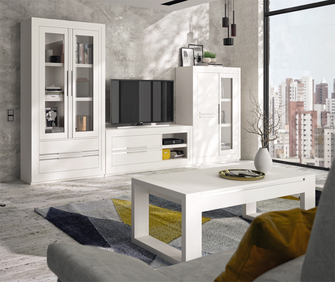 VITRINA AUXILIAR CON 3 PUERTAS IDEAL PARA SALONES MODERNOS - Muebles Salon ComeDor Diseno Actual Slc009 Gys 3 1