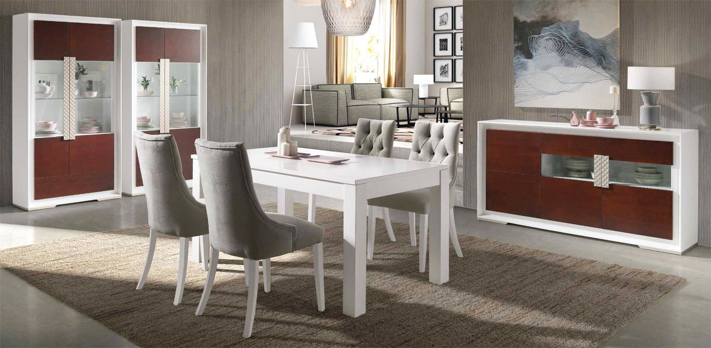 Vitrina con 2 puertas y 1 cajón para salones modernos - Muebles Salon ComeDor Diseno MaDera R754014 Hh 2 1