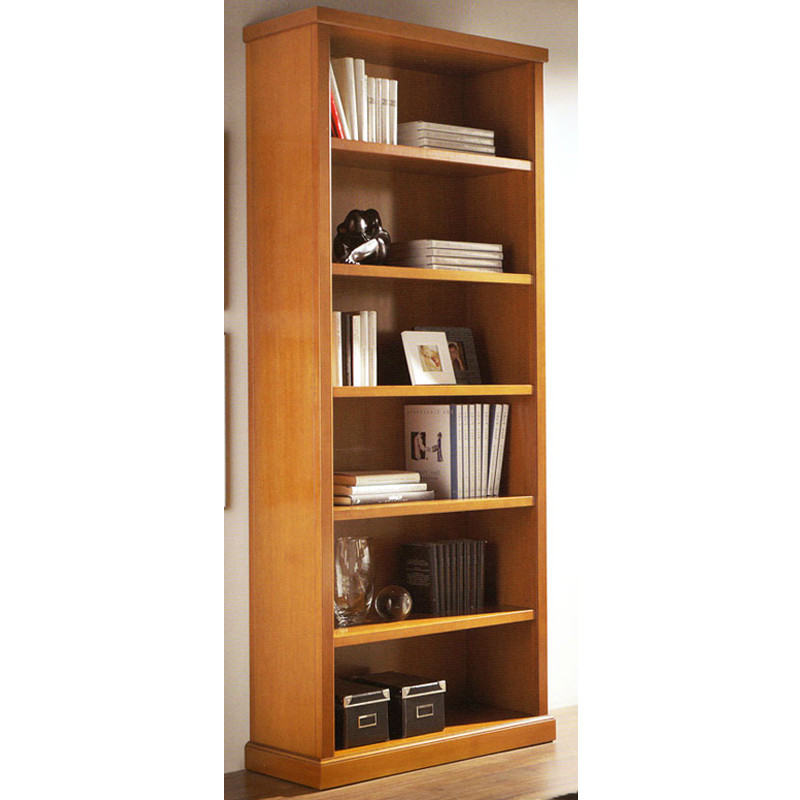 Librero mueble auxiliar en madera maciza de haya.