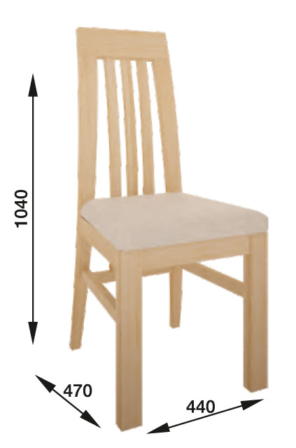 Silla Con Respaldo De Madera Para Comedores De Diseno