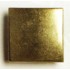 Cuadrado liso oro viejo 23 x 23 mm.