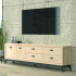 Mueble tv, mide 229x43x70 cm.