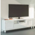 Mueble tv con 1 cajón y 2 puertas, mide 160x38x61 cm.