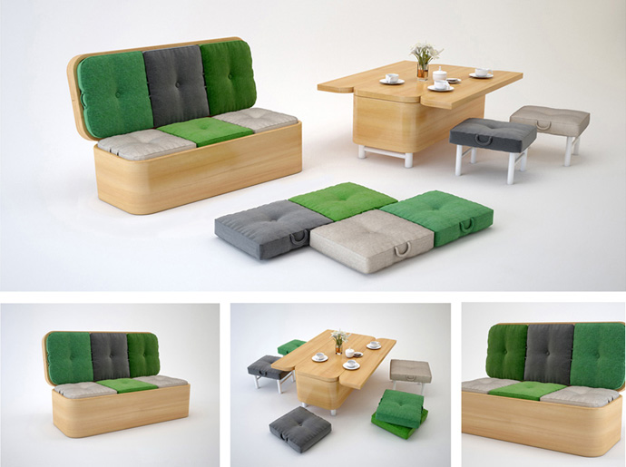MUEBLES PRÁCTICOS QUE FACILITAN LA VIDA / Blog de tudecora.com | ideas